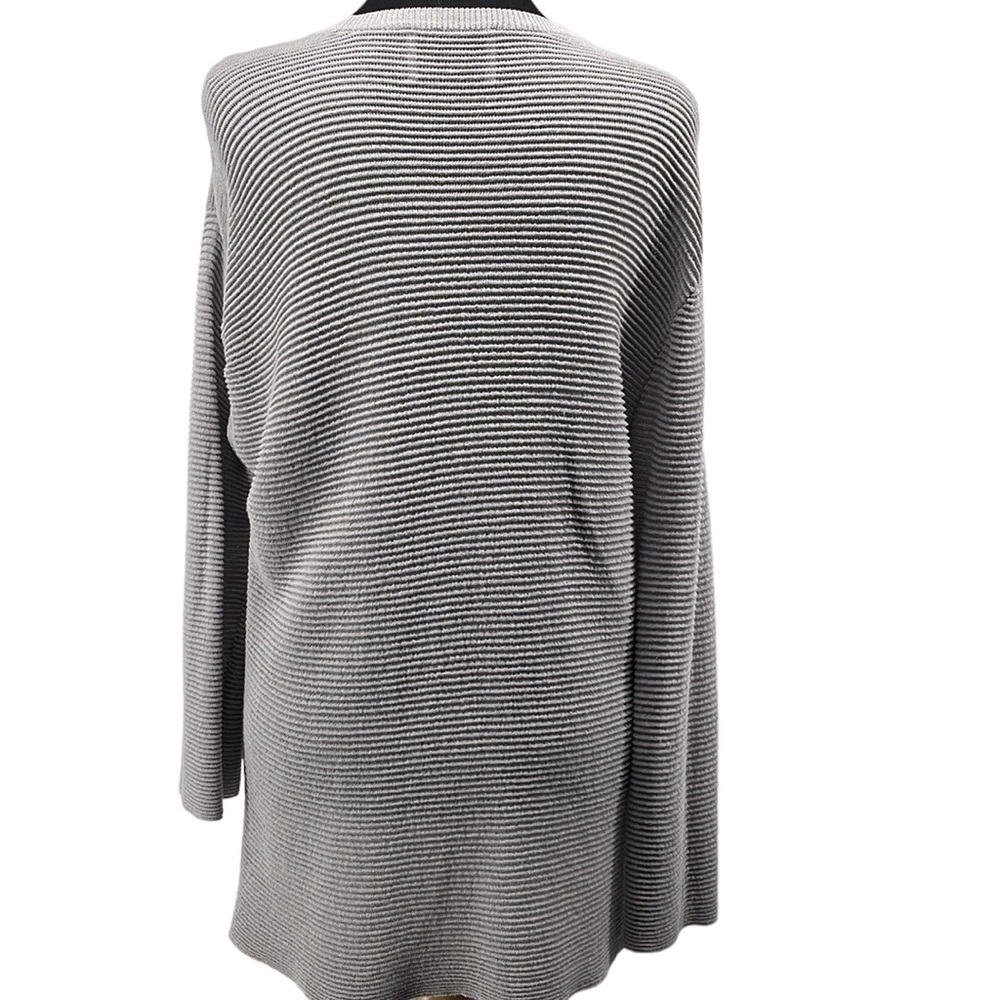 SAMSOE samsoe grey light weight sweater polyamide viscose minimalist sz m - Picture 3 of 13